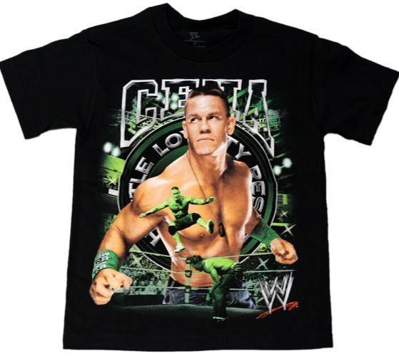 john cena t shirt green