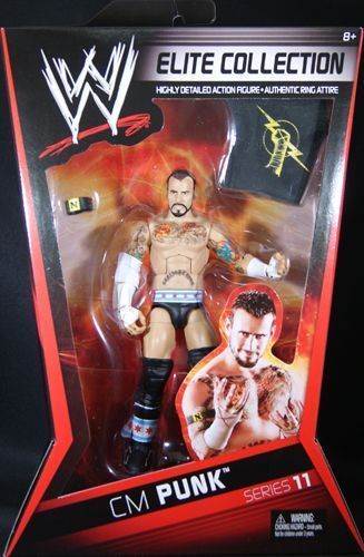 CM PUNK   WWE ELITE 11 MATTEL TOY WRESTLING ACTION FIGURE  