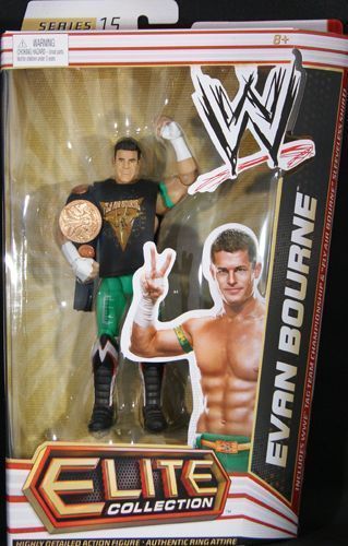 EVAN BOURNE   WWE ELITE 15 MATTEL TOY WRESTLING ACTION FIGURE