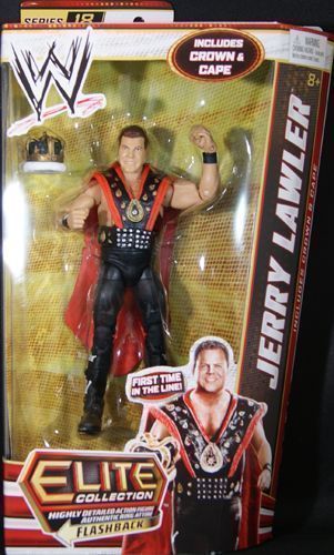 Jerry Lawler WWE Elite 18 Mattel Toy Wrestling Action Figure