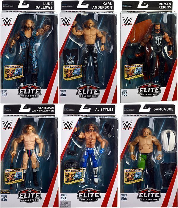 wwe elite legends complete set of 6 toy wrestling action figures