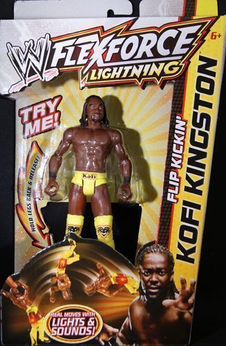   KINGSTON   WWE FLEX FORCE LIGHTNING MATTEL TOY WRESTLING ACTION FIGURE