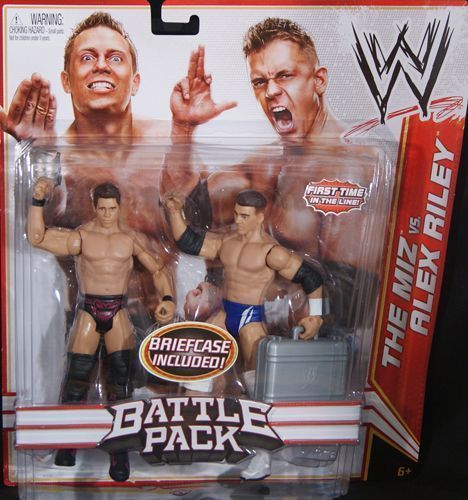 THE MIZ & ALEX RILEY   WWE 2 PACKS 13 MATTEL TOY WRESTLING ACTION 