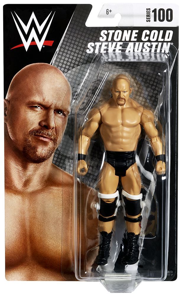 Stone Cold Steve Austin - WWE Series 100 Mattel Toy Wrestling Action ...