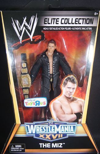 THE MIZ  WWE WRESTLEMANIA 27 ELITE EXCLUSIVE TOY WRESTLING ACTION 