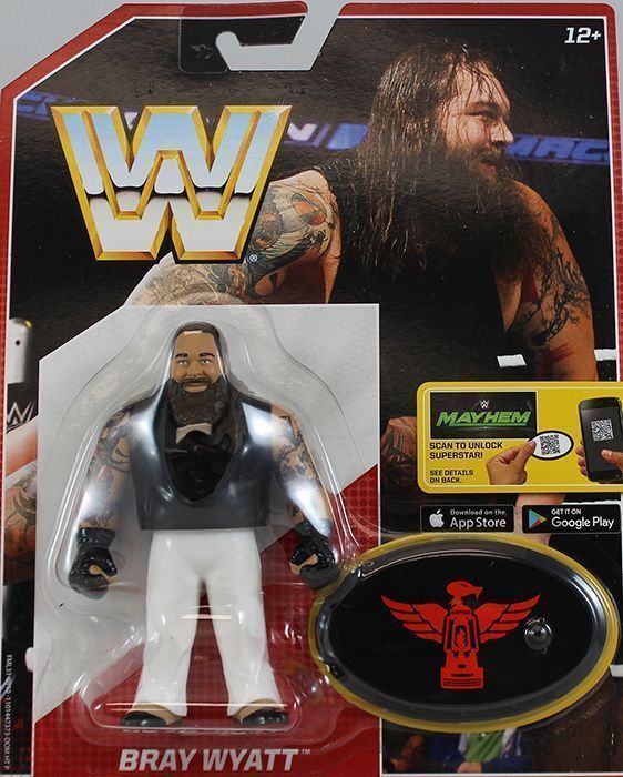 Sport WWE BRAY WYATT RETRO APP ACTION MATTEL SERIES 6 WRESTLING FIGURE ...