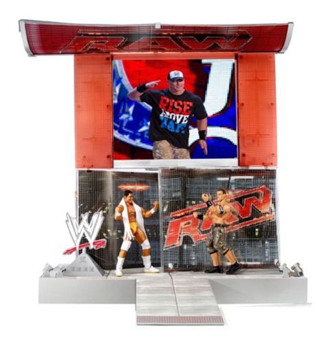 WWE RAW SUPERSTAR ENTRANCE STAGE PLAYSET - WWE TOY ACTION FIGURE PLAYSET