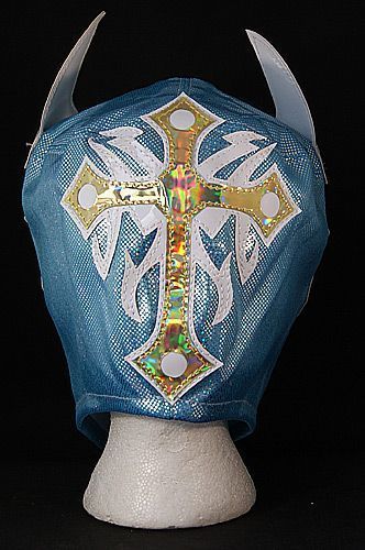 SIN CARA BLUE MASK   WWE ADULT SIZE REPLICA WRESTLING MASK  