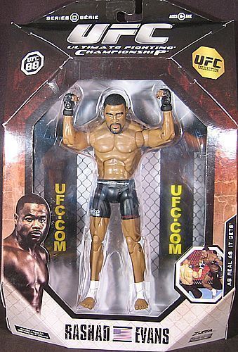 RASHAD EVANS   UFC DELUXE 0 JAKKS TOY MMA ACTION FIGURE  